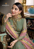 Styleloft.pk ASIM JOFA EMBROIDERED CHIFFON 3 PCS SUIT-AJJM-19 3 PIECE