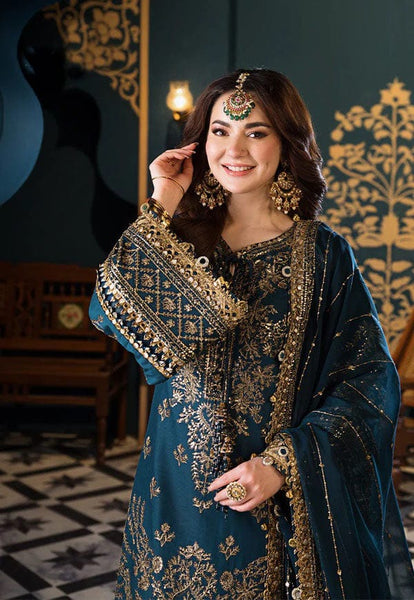 Asim Jofa Embroidered Chiffon 3-Piece Suit - Festive Collection STYLE LOFT Asim Jofa Embroidered Chiffon 3-Piece Suit - Festive Collection STYLE LOFT