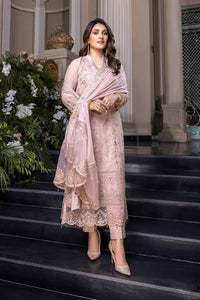 Styleloft.pk Azure Embroidered Chiffon Suits Unstitched 3 Piece-Luxury Collection 3 piece