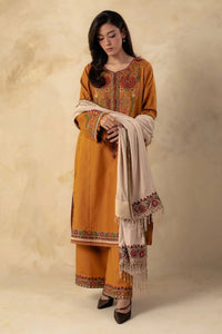 Styleloft.pk Coco By Zara Shah Jahan Embroidered Dhanak Unstitched 3-Piece Suit 3 PIECE