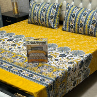 Styleloft.pk Gul Ahmed Premium Cotton King Size Bedsheet bed sheets