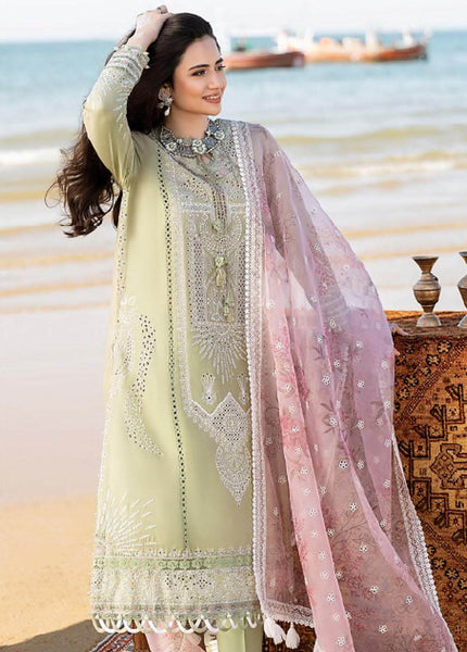 Jazmine Lawn Collection- 3PC Unstitched Embroidered Suit Jazmine Lawn Collection- 3PC Unstitched Embroidered Suit