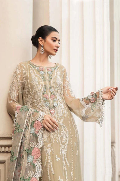 MARIA B CHIFFON HEAVILY EMBROIDERED DRESS 3 PIECE STYLE LOFT MARIA B CHIFFON HEAVILY EMBROIDERED DRESS 3 PIECE STYLE LOFT