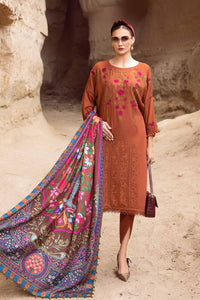 Styleloft.pk Maria B Embroidered Dhanak 3-Piece - Graceful Winter Look 3 PIECE