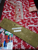 STYLE LOFT.PK Farah Saadya Celebrity Spotted Embroidered Lawn Two Piece Replica Suit