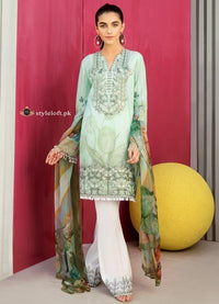STYLE LOFT.PK Iznik Embroidered Linen Unstitched 3 Piece Suit IZ19LF 10 LAVENDER FROST