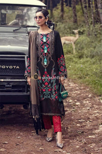 STYLE LOFT.PK Maria.B Winter Marina Linen Collection 2019 – 3Piece Suit DL-710 Black