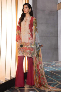 STYLE LOFT.PK Sapphire Intermix Linen Collection Unstitched 3PC Suit Shikargah-B