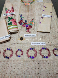 Styleloft.pk Elaf Chikan Kari  Unstitched Winter Collection 2020 3 PIECE