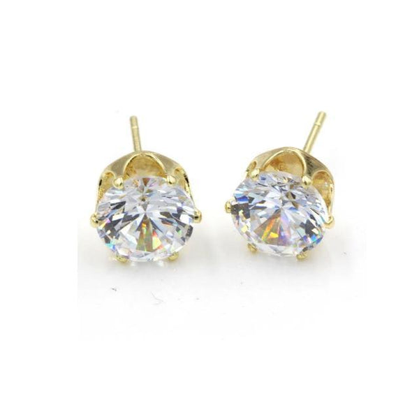 Styleloft.pk Long Black Crystal Water Drop Earrings CZ Vintage Geometric Gold Drop Rhinestone Dangle Earrings for Women Brincos Party Jewelry EB032 White