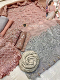 Styleloft.pk Maria-B Embroidered Chiffon Collection Unstitched 3 Piece Suit 3 PIECE