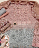 Styleloft.pk Maria-B Embroidered Chiffon Collection Unstitched 3 Piece Suit 3 PIECE