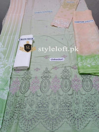 Maria B Lawn Collection 2020 Chikankari Unstitched 3 Piece Suit