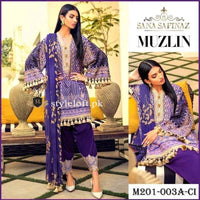 Sana Safinaz Muzlin Lawn Collection 2020 Unstitched 3 Piece Suit