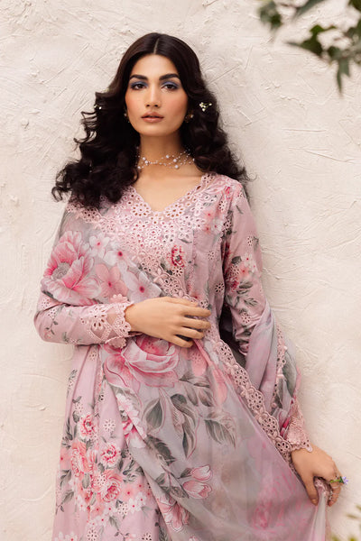 Iznik Unstitched Digital Print 3PC Suit - Fashion-Forward Design
