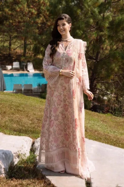 Bareeze  Luxury Lawn Collection- 3PC Unstitched Embroidered Suit