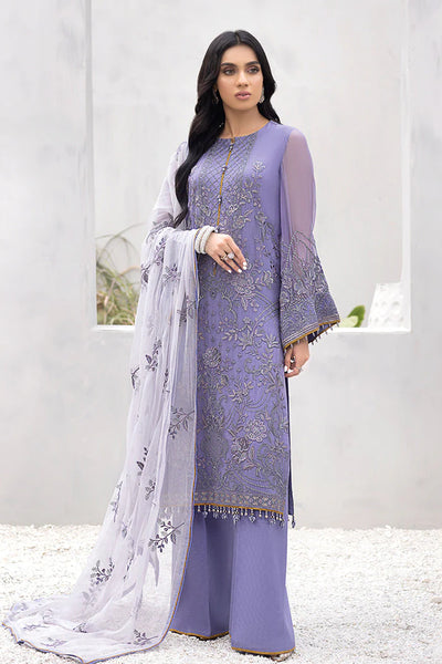 Flossie Luxury Lawn Collection- 3PC Unstitched Embroidered Suit