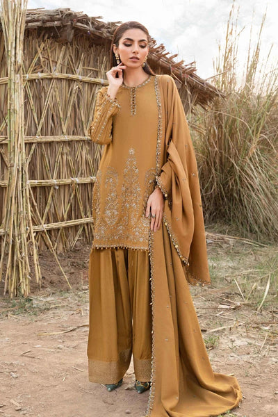 Maria B Unstitched Heavy Embroidered Lawn 3Pc Suit