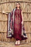 Maria B Unstitched Heavy Embroidered Lawn 3Pc Suit