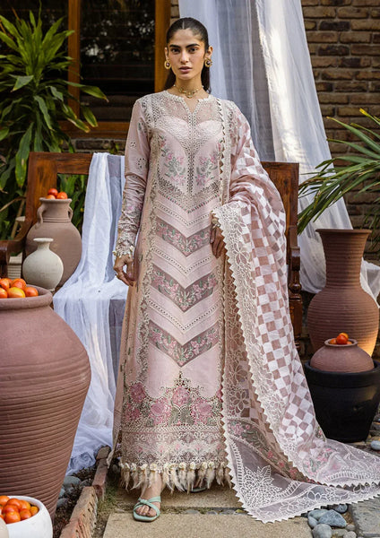 anayanoor Akbar Aslam Unstitched Embroidered Lawn 3Pc Suit 3PC