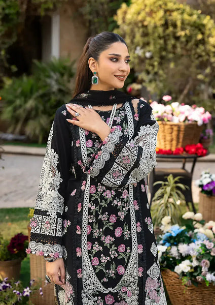 anayanoor Elaf Unstitched Embroidered Lawn 3Pc Suit 3PC