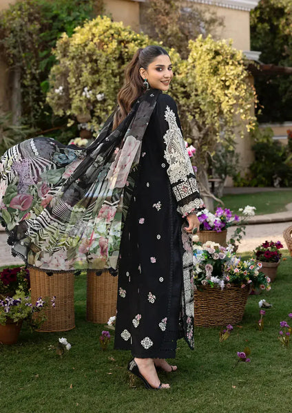 anayanoor Elaf Unstitched Embroidered Lawn 3Pc Suit 3PC