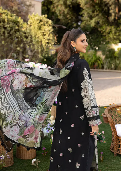 anayanoor Elaf Unstitched Embroidered Lawn 3Pc Suit 3PC