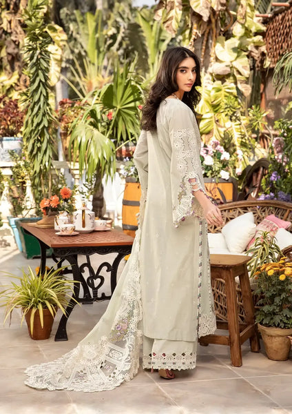 anayanoor Elaf Unstitched Embroidered Lawn 3Pc Suit 3PC