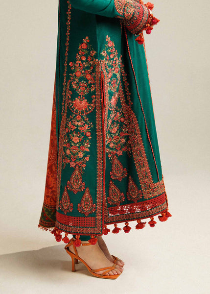 anayanoor Hussain Rehar Unstitched Embroidered Lawn 3Pc Suit 3PC