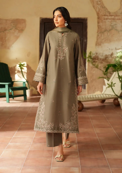 anayanoor Iznik Unstitched Embroidered Lawn 3Pc Suit 3PC