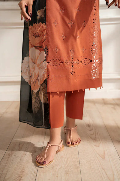 anayanoor Iznik Unstitched Embroidered Lawn 3Pc Suit 3PC