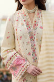anayanoor Qalamkar Unstitched Embroidered Lawn 3Pc Suit 3PC