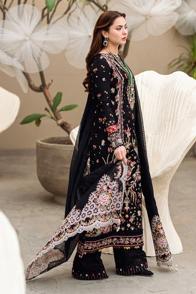 anayanoor Qalamkar Unstitched Embroidered Lawn 3Pc Suit 3PC