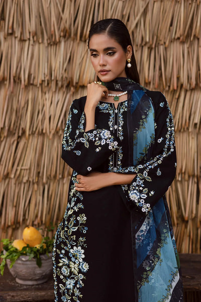 anayanoor Unstitched Embroidered Lawn 3Pc Suit 3PC