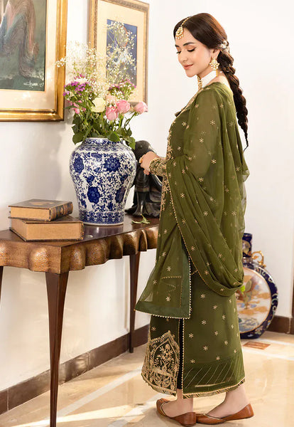 anayanoor Unstitched Embroidered Lawn 3Pc Suit 3PC