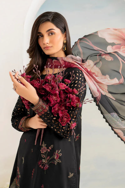 anayanoor Unstitched Embroidered Lawn 3Pc Suit 3PC