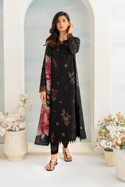 anayanoor Unstitched Embroidered Lawn 3Pc Suit 3PC