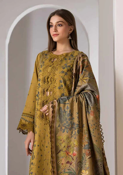 anayanoor Unstitched Embroidered Lawn 3Pc Suit 3PC
