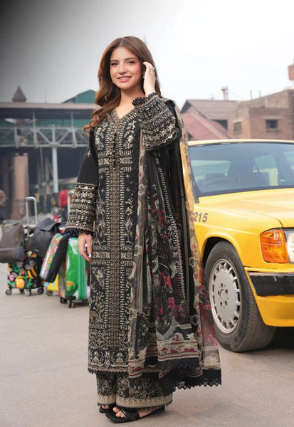 anayanoor Unstitched Embroidered Lawn 3Pc Suit 3PC