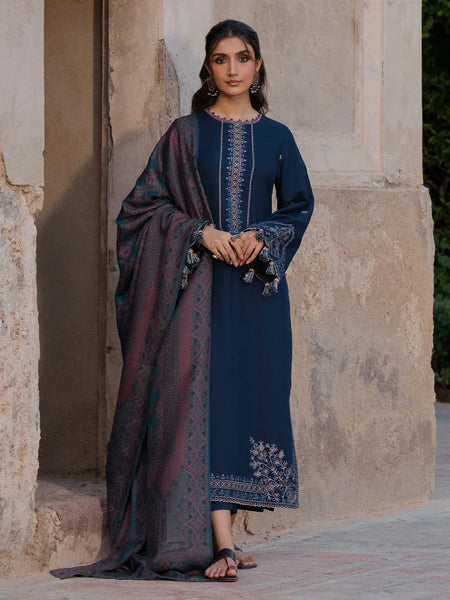anayanoor Unstitched Embroidered Lawn 3Pc Suit 3PC