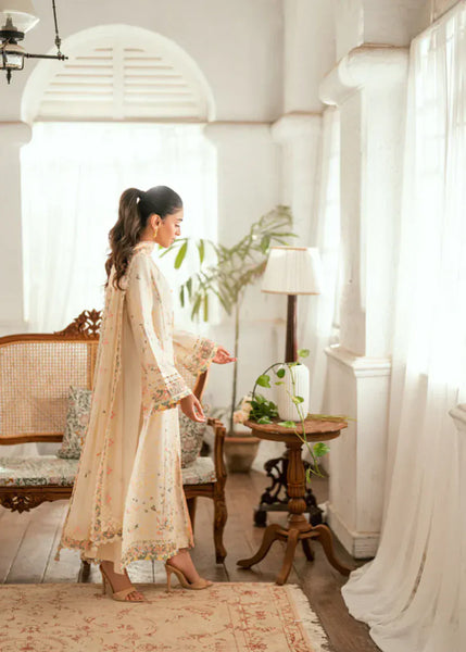 anayanoor Unstitched Embroidered Lawn 3Pc Suit 3PC