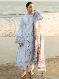 anayanoor Unstitched Embroidered Lawn 3Pc Suit 3PC