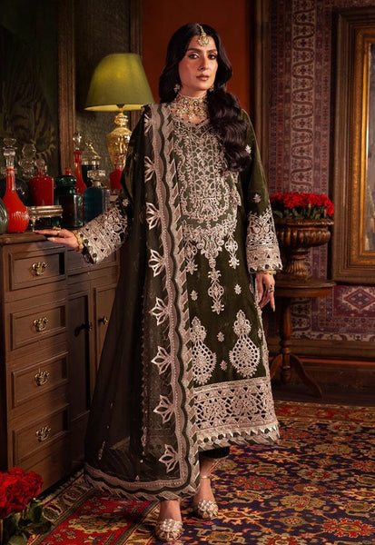 anayanoor Unstitched Embroidered Lawn 3Pc Suit 3PC