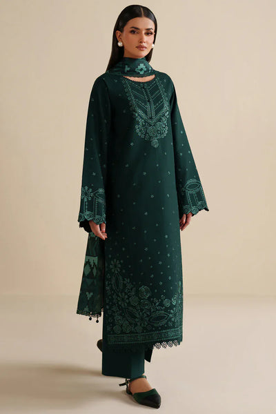 anayanoor Unstitched Embroidered Lawn 3Pc Suit 3PC