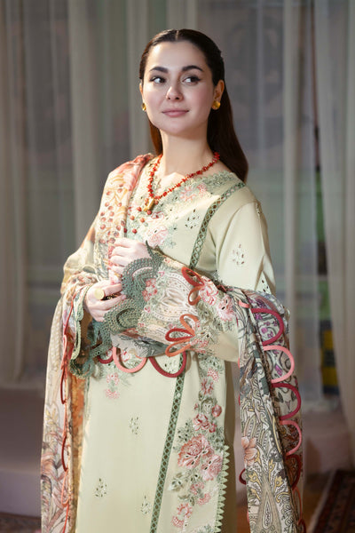 anayanoor Unstitched Embroidered Lawn 3Pc Suit 3PC