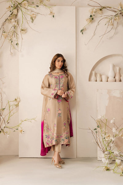anayanoor Unstitched Embroidered Lawn 3Pc Suit 3PC