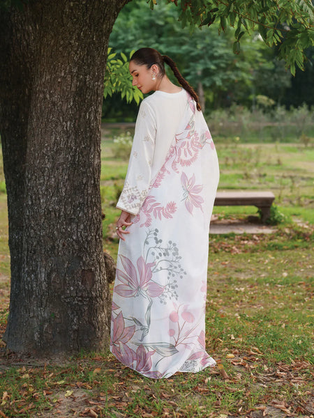 anayanoor Unstitched Embroidered Lawn 3Pc Suit 3PC