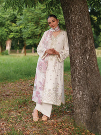 anayanoor Unstitched Embroidered Lawn 3Pc Suit 3PC