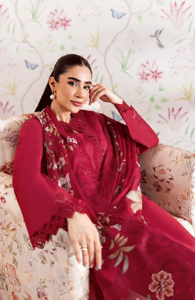 anayanoor Unstitched Embroidered Lawn 3Pc Suit 3PC