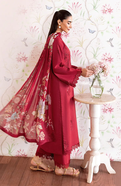 anayanoor Unstitched Embroidered Lawn 3Pc Suit 3PC